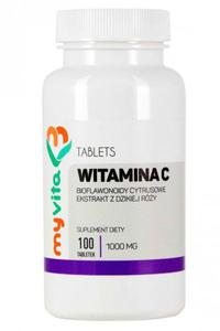 Witamina C 1000 mg z Dzik Ró i Bioflawonoidami Cytrusowymi, MyVita