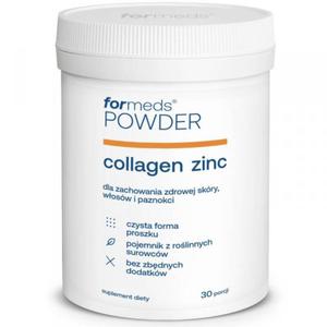 POWDER collagen zinc, Peptydy Kolagenowe + Cynk, Formeds, 30 porcji - 2878743917