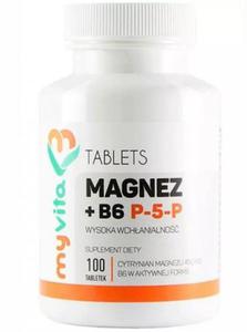 Magnez + Witamina B6 P-5-P Tabletki, MyVita - 2861358772