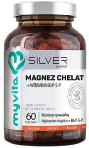 Magnez Chelat + B6 P-5-P, MyVita SILVER PURE, Kapsuki - 2869698993