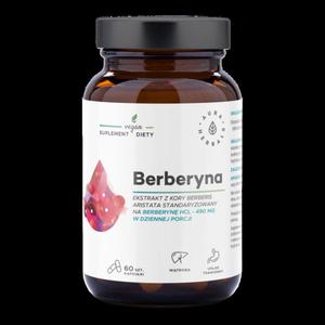 Berberyna 500 mg (Berberies aristata), Aura Herbals, 60 kapsuek - 2861359399