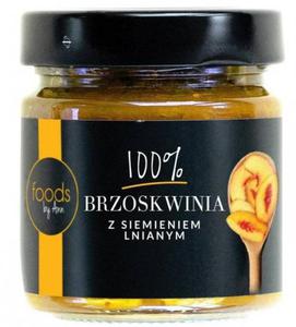 Dem 100% Brzoskwinia z Siemieniem Lnianym, Foods by Ann, 200g - 2877930176