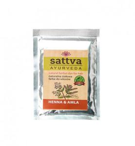 Henna z Aml, Naturalna Zioowa Farba do Wosw, Sattva, 10g - 2864128339