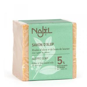 Mydo z Aleppo Oliwa z Oliwek i 5% Oleju Laurowego, Najel, 200g - 2864128415