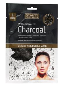 Beauty Formulas Charcoal Maseczka detoksykujca bbelkowa z aktywnym wglem 1szt - 2874010860