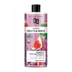 AA Super Fruits & Herbs Szampon do wosw dodajcy blasku Figa & Lawenda 500ml - 2870574967