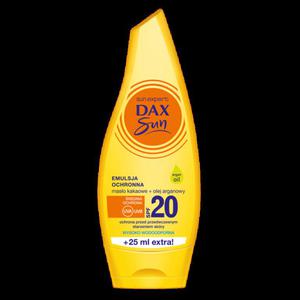 Dax Sun Emulsja ochronna do opalania z masem kakaowym i olejem arganowym SPF20 175ml - 2869807869