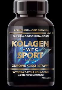 Kolagen + Witamina C SPORT, 90 tabletek, Intenson - 2870436608