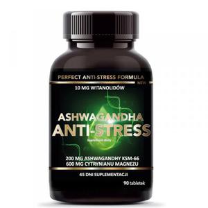 Ashwagandha Anit-Stress, Intenson, 90 tabletek - 2870575391