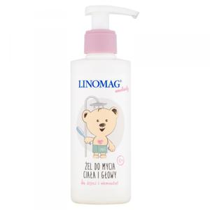 Linomag Emolienty el do mycia ciaa i gowy dla dzieci i niemowlt 200 ml - 2870575506