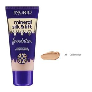 Ingrid Podkad mineralny Silk & Lift nr 031 Golden Beige - 2877839930