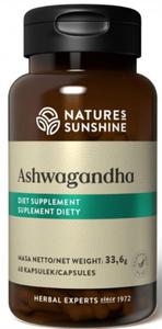 Ashwagandha, Natures Sunshine, 60 kapsuek - 2877014991