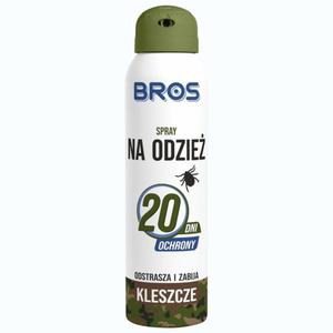 BROS Spray na odzie odstrasza i zabija Kleszcze 20 dni, 90 ml - 2877466856