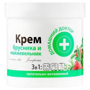 Krem do twarzy i ciaa 3w1 Borwka Brusznica i Jaowiec, Domowy Doktor, 250ml - 2876210830