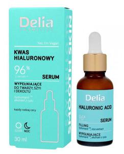 Delia Cosmetics Serum do twarzy, szyi i dekoltu KWAS HIALURONOWY 96% Z NATURY 30 ml - 2877930472