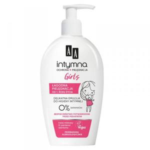 AA Intymna Kremowa Emulsja do higieny intymnej Baby Girl 300ml - 2878589171