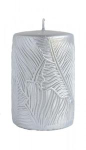 ARTMAN wieca ozdobna Tivano - walec may (rednica 7cm) srebrny 1szt - 2878589236