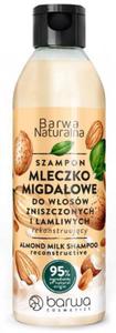 BARWA Naturalna Mleczko Migdaowe Szampon do wosw zniszczonych i amliwych 300ml - 2878398582