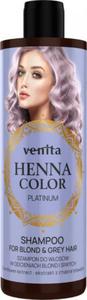 VENITA Henna Color Szampon do wosw w odcieniach blond i siwych - Platinum 300ml - 2878398599