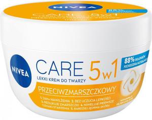 NIVEA Care Lekki krem przeciwzmarszczkowy do twarzy 5w1 100 ml - 2878744527