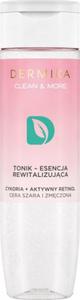 Dermika Clean & More Tonik-Esencja rewitalizujca - cera szara i zmczona 200ml - 2878744761