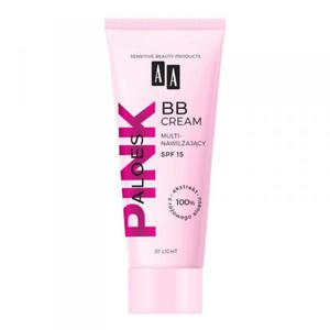 AA Pink Aloes Multi-nawilajcy Krem do twarzy BB nr 01 Light 30ml - 2878745280