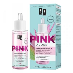 AA Pink Aloes Serum-Booster na dzie i noc - do kadego rodzaju cery 30ml - 2878745548