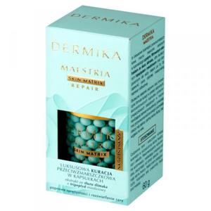 DERMIKA Maestria Skin Matrix Repair Luksusowa Kuracja przeciwzmarszczkowa w kapsukach z ekstraktem ze luzu limaka na dzie i noc 60g - 2878745615