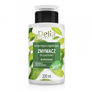 Delia Cosmetics Vege Zmywacz do paznokci wzmacniajco-regeneracyjny z acetonem 200ml - 2878745925