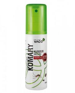 VACO Pyn na komary,kleszcze i meszki Tropical w atomizerze 100ml - 2878746154