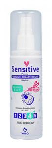 VACO Sensitive Pyn na kleszcze,komary,meszki - Ikarydyna 10% (od 6-go miesica ycia) 80ml - 2878856339