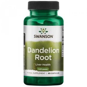 Dandelion Root (Mniszek Lekarski) 515 mg, Swanson, 60 kapsuek - 2870574794