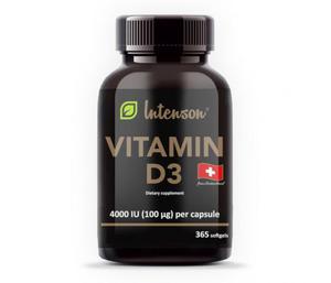 Witamina D3 Forte 4000, Intenson, 365 kapsuek - 2876438306