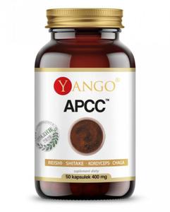 Yango APCC™ - Reishi, Shitake, Kordyceps, Chaga, 50 kapsuek