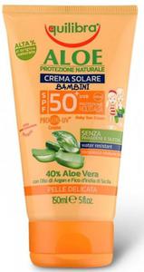 Equilibra Aloe Solare Aloesowy Krem przeciwsoneczny dla dzieci SPF 50+ tuba 150 ml - 2868500269