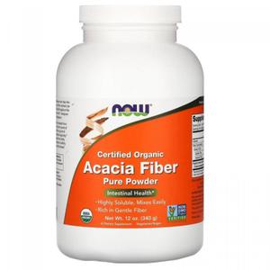 Bonnik Akacjowy - BIO Acacia Fiber, NOW Foods, 340 g - 2874318824