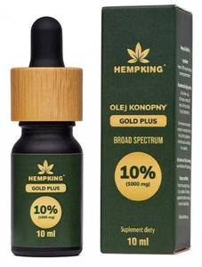 Olej Konopny Broad Spectrum 10% + 2% CBN, Hempking, 10ml - 2870078683