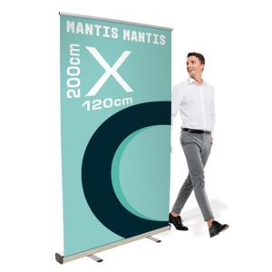 Rollup Mantis 120 x 200 cm stojak reklamowy rozwijany z opcj wydruku