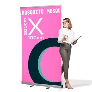 Rollup Mosquito 100 x 200 cm stojak reklamowy jak cianka Reklamowa rozwijany z opcj wydruku - 2860698751