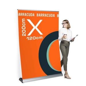 Rollup Barracuda 120 x 200 cm stojak reklamowy rozwijany z opcj wydruku - 2860698779