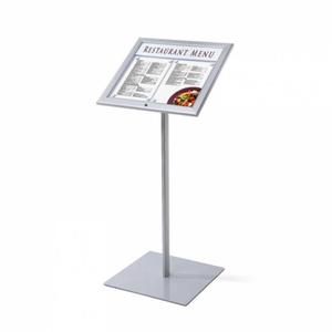 Zewntrzny stojak na menu 2xA4 z owietleniem LED stojak prezenter na kart menu stojak informacyjny prezentacyjny z ramk A4 do restauracji gastronomii do hotelu stojak na plakat Menu Board - 2876578050