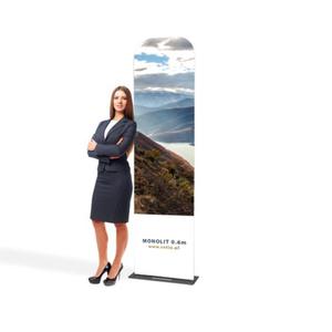 Stand reklamowy Tekstylny Monolith 0,6 x 2,3 m z wydrukiem jednostronnym - 2837291633