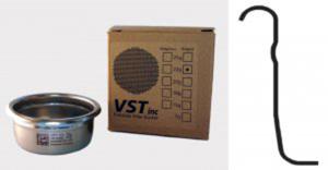 Precyzyjny filtr ze stali nierdzewnej do espresso VST 22 gram - standardowy (z wypustk z boku) - 2861221436