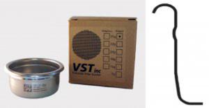 Precyzyjny filtr ze stali nierdzewnej do espresso VST 25 gram - standardowy (z wypustk z boku) - 2861221438