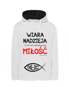 Bluza z nadrukiem religijnym - Chrzecijastwo - 2876155810