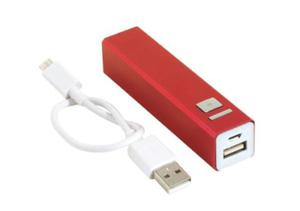 Powerbank 2200 mAh, ENDURANCE, czerwony - 2823665514