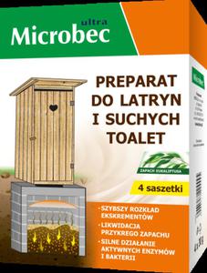 Bros MICROBEC Preparat do Latryn i Suchych Toalet 4x 30g - 2859924857