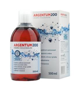 Argentum200 Tonik - Srebro koloidalne 25 PPM 500ml - 2859924962