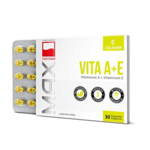 MAX Vitamina A+ E 30 kaps - 2868526703