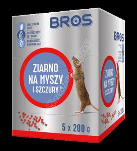 Bros - Ziarno na Myszy i Szczury 1000g (5x200g) - 2859925991